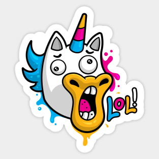 LOL Unicorn Sticker